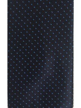Ragalon Tie Men Navy Blue w Blue Tiny Polka Dots 3 inches Wide 57 inches Long